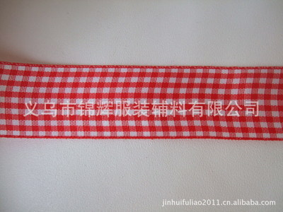 現(xiàn)貨特價(jià)銷售 8分大紅格子帶與2.5公分大紅色蘇格蘭帶